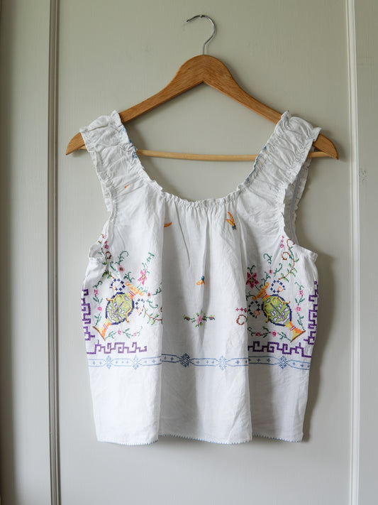 Vintage Linens Tank (S/M)