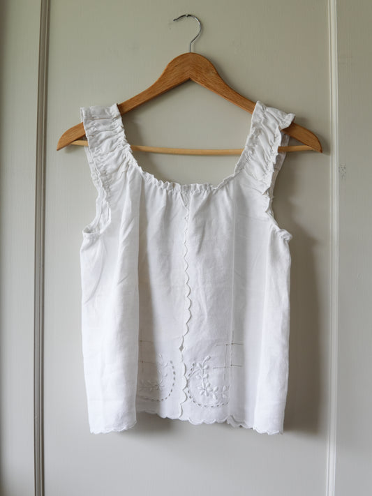 Vintage Linens Tank (S/M)