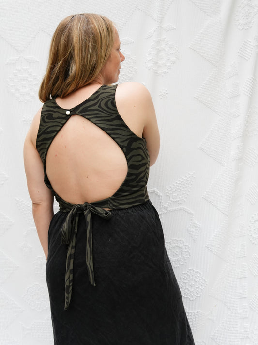 Open Back Knit Tank (S/M)