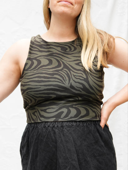 Open Back Knit Tank (S/M)