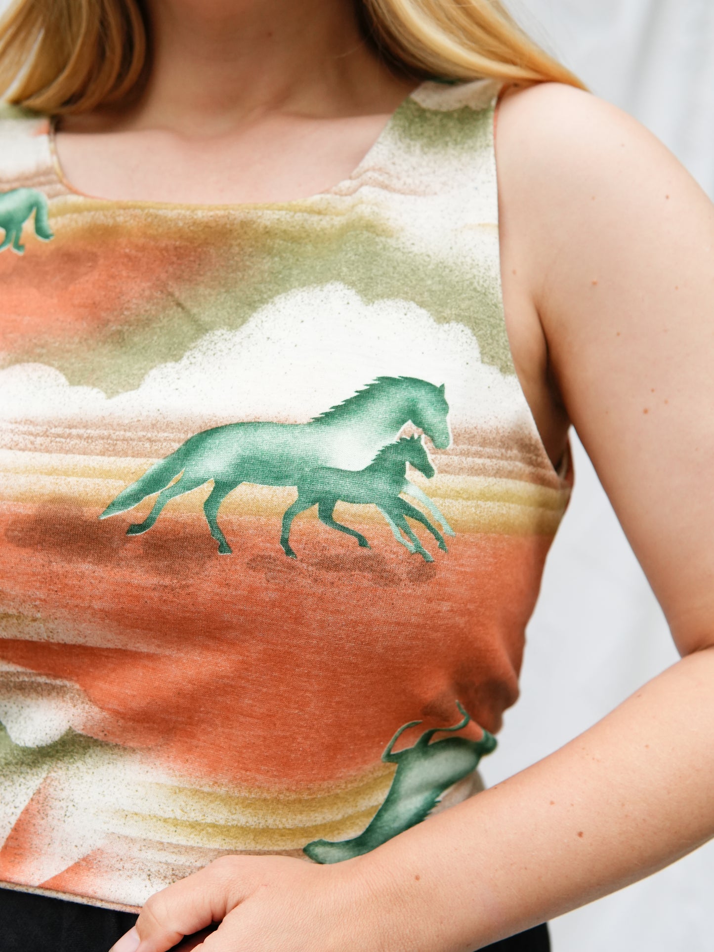Open Back Knit Tank (M/L)