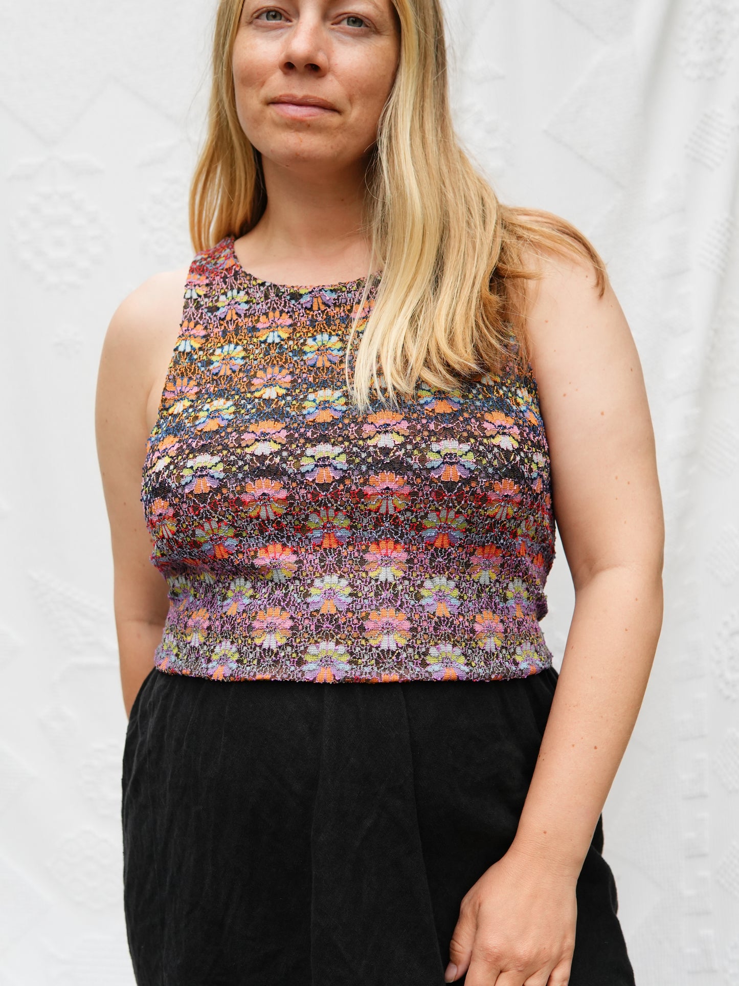 Open Back Knit Tank (S/M)