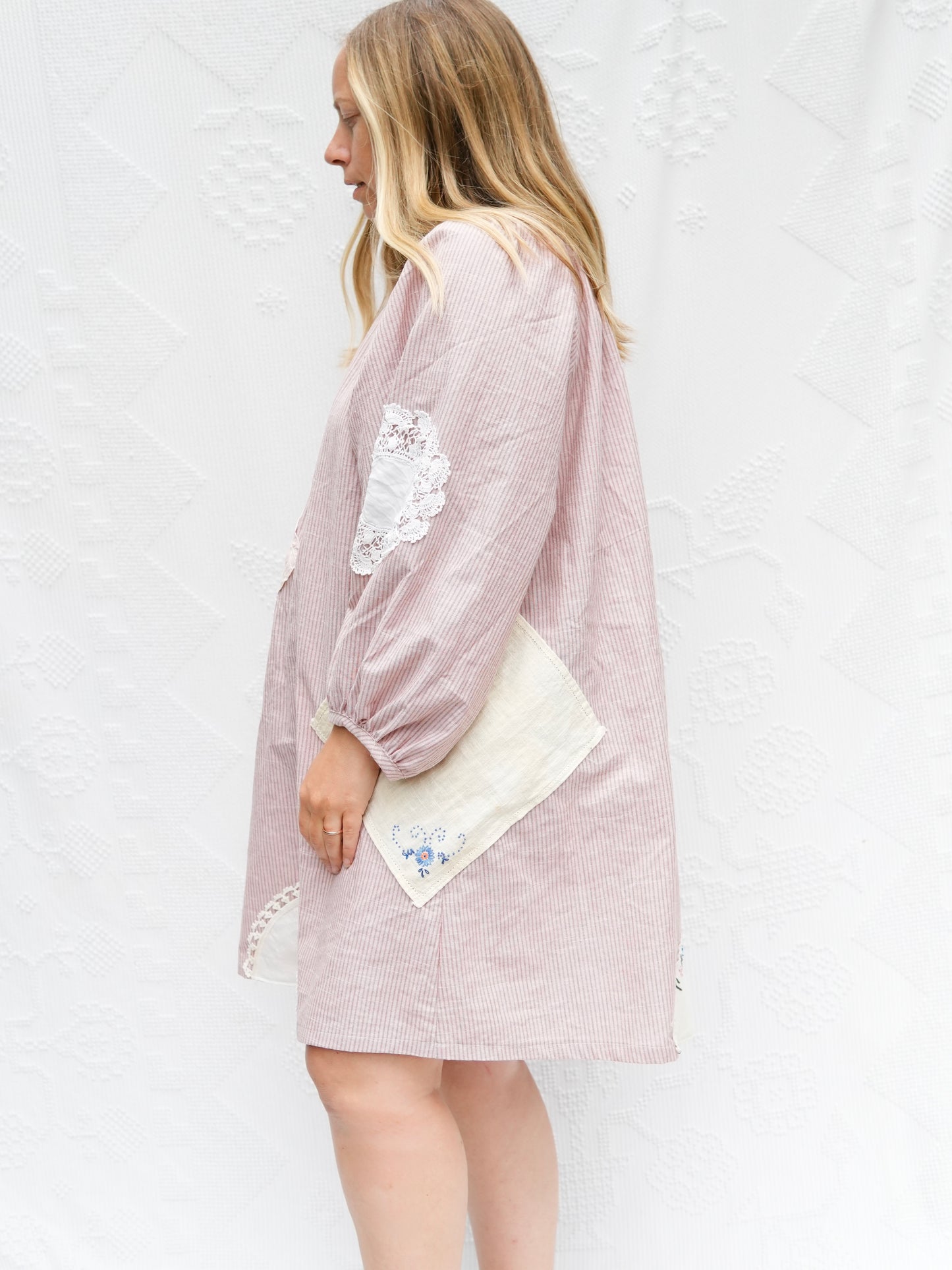 Collage Gather Dress (M/XL)