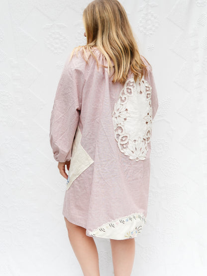 Collage Gather Dress (M/XL)