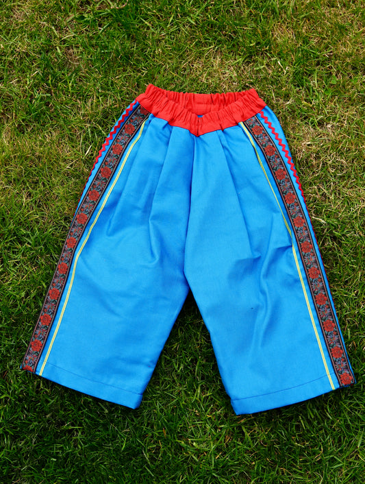 The Pleated Trim Trouser (3/4y)