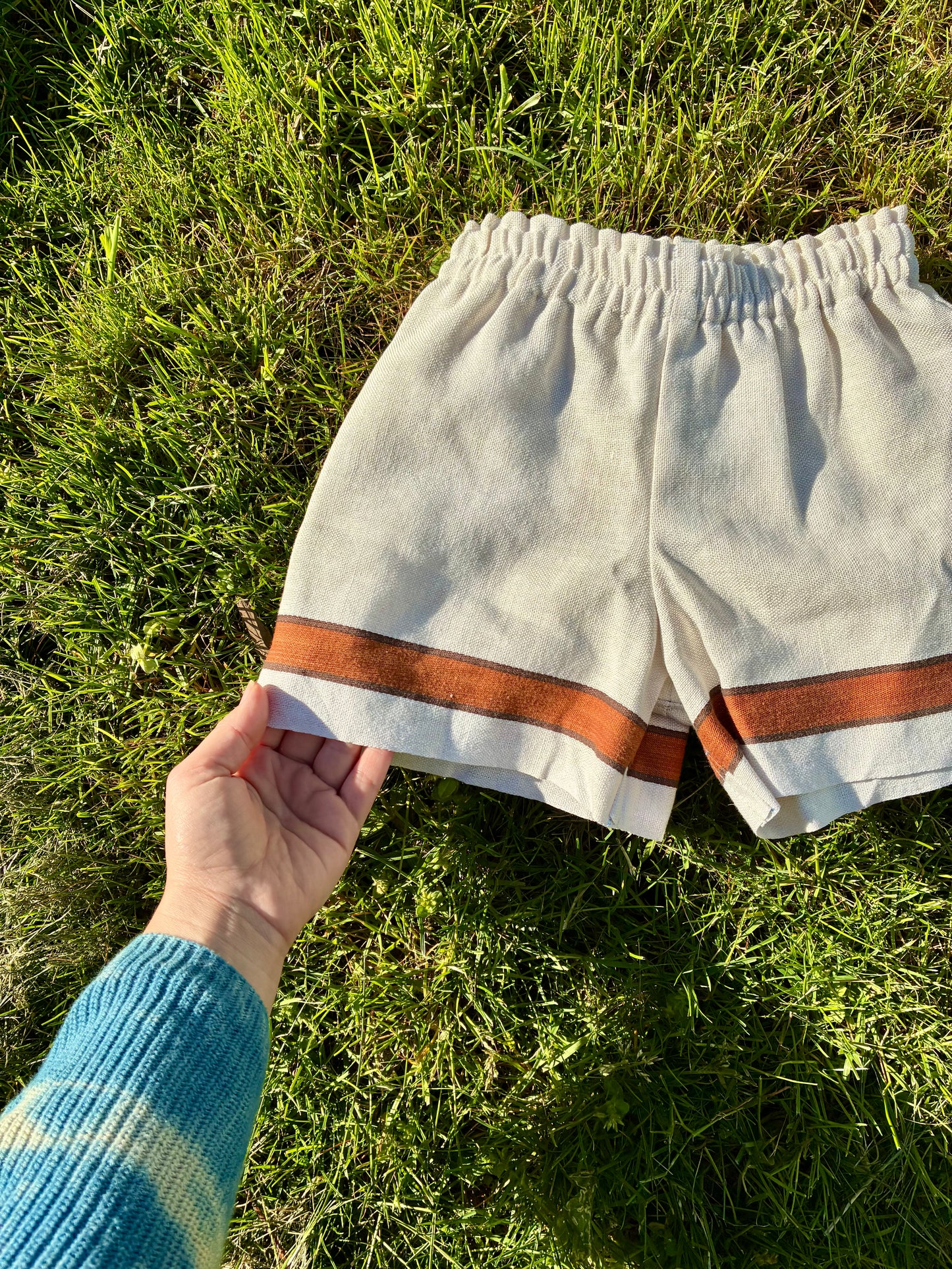 Play Shorts in Terracotta Stripe (4T/5T)