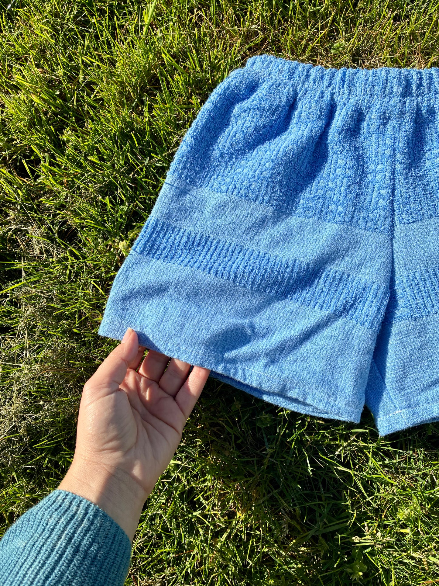 Play Shorts in Blue Towel (4T/5T)