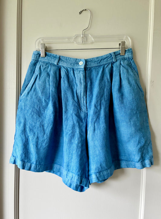 Indigo Linen Shorts (30")