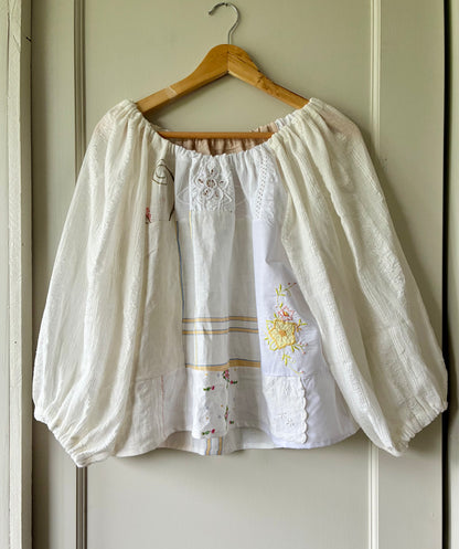Antique Linens Cloud Blouse (S/L)