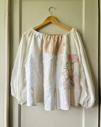 Antique Linens Cloud Blouse (S/L)