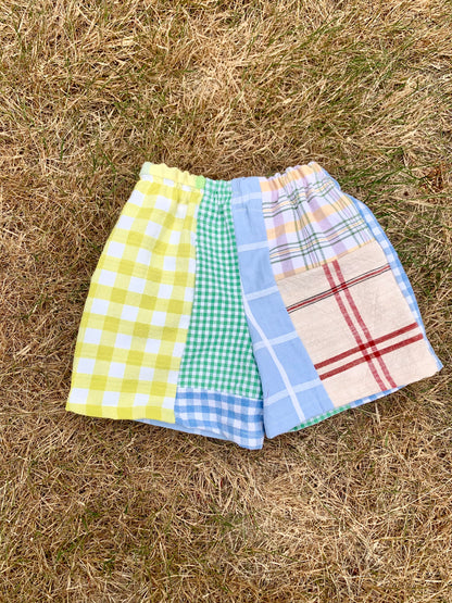 Patchy Picnic Shorts (3T/4T)