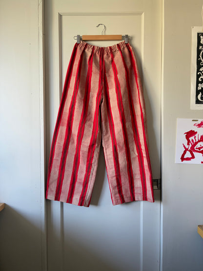 Panter Pants in Red/Sand (S/M)