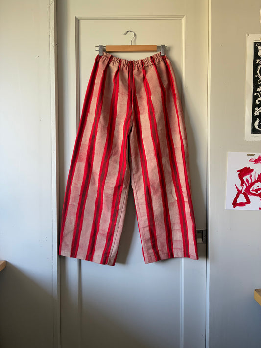 Panter Pants in Red/Sand (S/M)