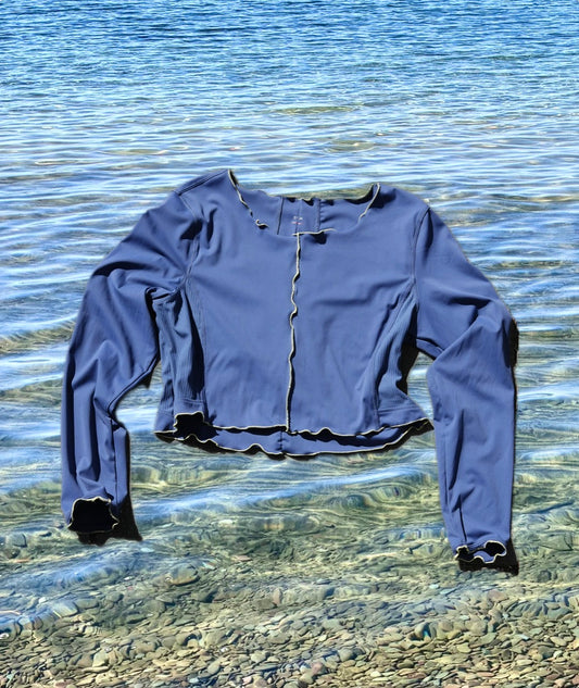 Contrast Sun Shirt #5