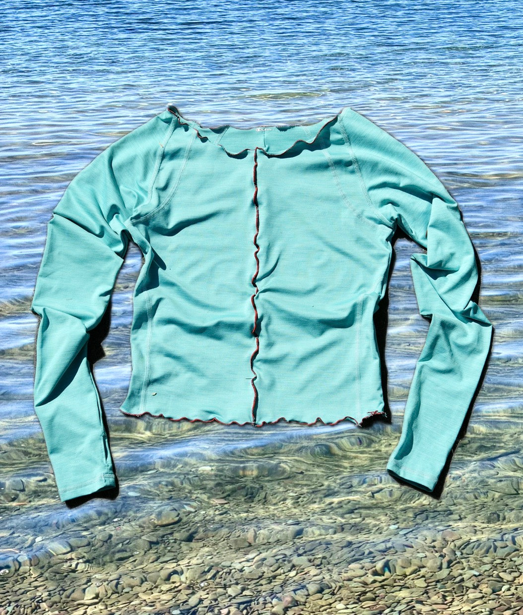 Contrast Sun Shirt #6