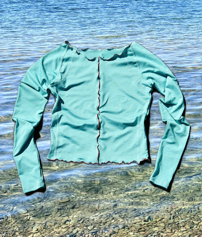 Contrast Sun Shirt #6