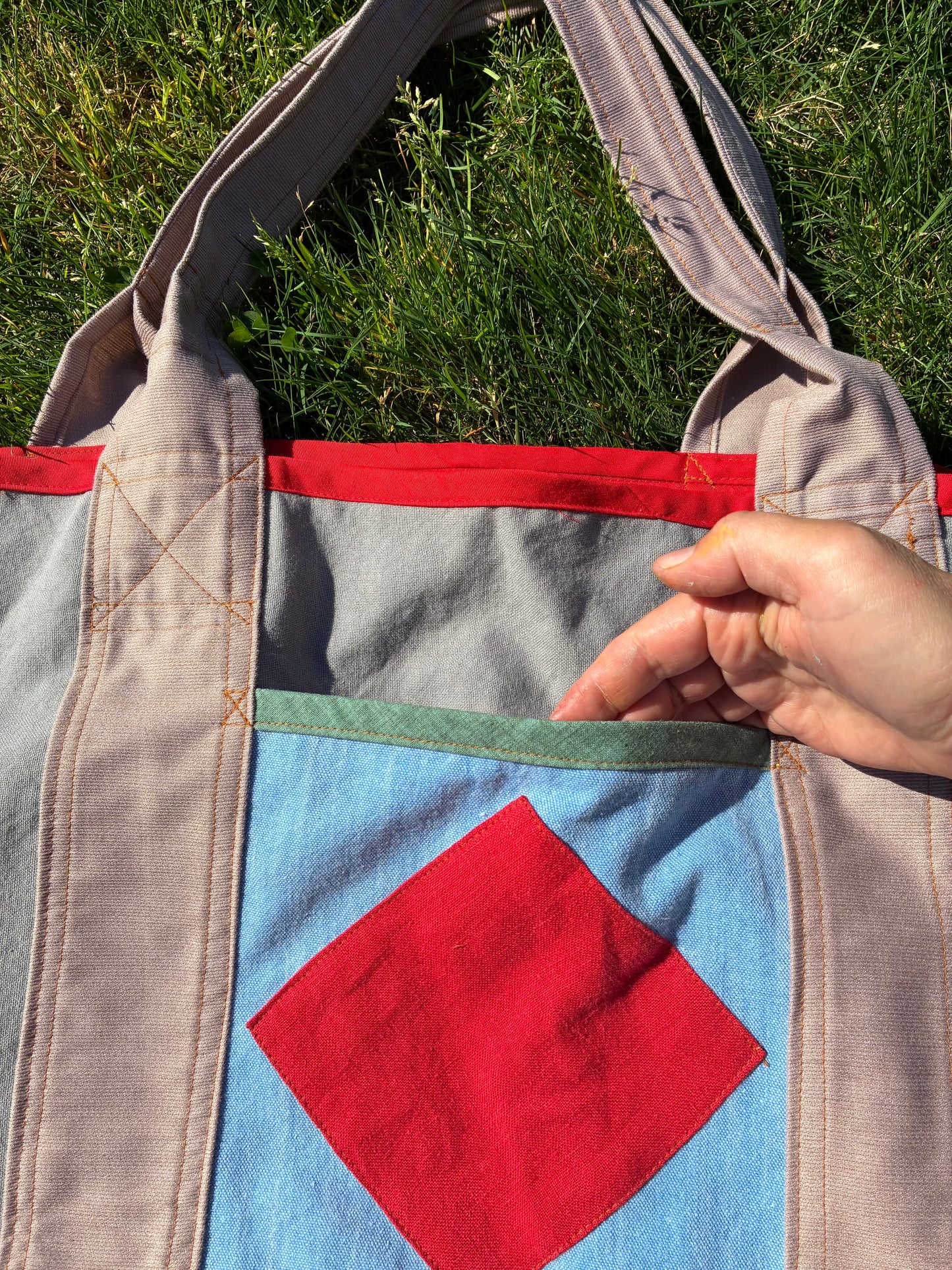 Red Diamond Tote