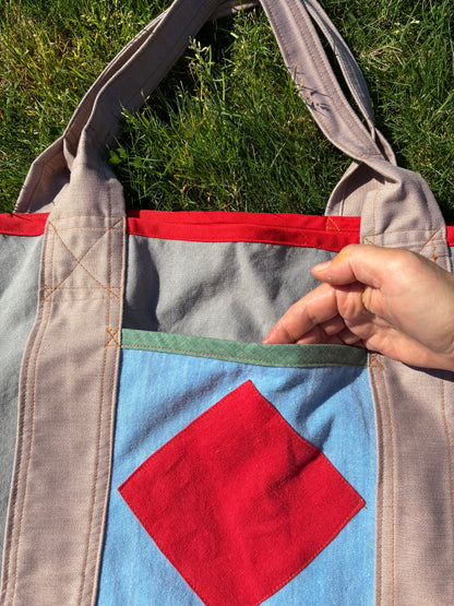 Red Diamond Tote