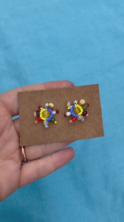 Woven Bead Studs #20